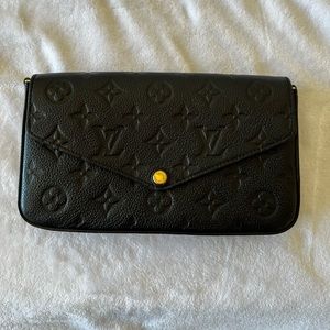 Louis Vuitton felicie pochette noir